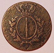 Branden­burgischer Pfennig von 1811, Wappenseite