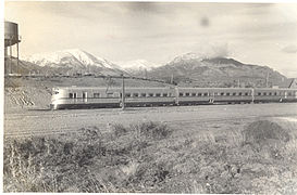 Ganz train on the Ferrocarriles Patagónicos railway in Argentina (1945)