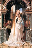 Madonna and Child Surrounded by Angels by Quentin Matsys, c. 1509