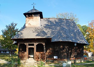 Wooden church from Ceahlău, Neamț County, now in the Dimitrie Gusti National Village Museum, Bucharest, unknown architect, 1773