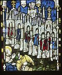 Stained glass at York Minster by John Thornton (fl. 1405–1433).[53]
