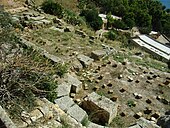 Caldarium and tepidarium, seen from the west