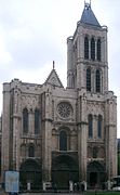 Kathedrale (ehem. Abtei­kirche) Saint-Denis, vor 1140 (im 18. und 19. Jh. ver­ändert, Turmvertlust)