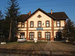 Train station of Taszár