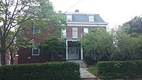The Chi Omega house at the University of Virginia.