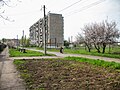 An apartment block in Toretsk
