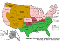 Territorial evolution of the United States (1861)