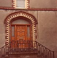 Entrance detail of Masonic Hall, 1989