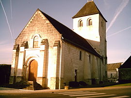 The church of Saint Pierre, in Vou