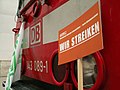 Image 58Strike sign used by the German Train Drivers' Union in the German national rail strike of 2007.