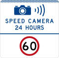 (G6-327-1) Speed Camera (24 Hours) (Speed Limit) (used in New South Wales)