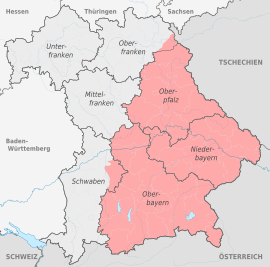 Location of Altbayern