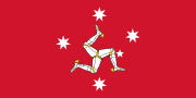 Manx Australian heritage flag