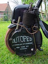 Engine of an Autoped, made 1915–1922