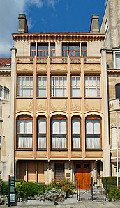 Facade of the Hôtel van Eetvelde, Brussels (1895–1901)