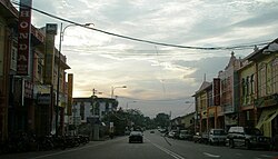 The town of Masjid Tanah.