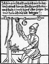 A German ropemaker, c. 1470