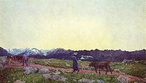 Alpine Triptych: Nature, 1898–99