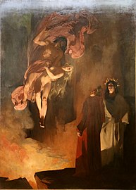 Paolo Malatesta et Francesca da Rimini aux enfers (Paolo Malatesta and Francesca da Rimini in hell), 1883, Musée des Beaux-Arts de Carcassonne