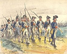 illustration of soldiers from the Army of Sambre and Meuse
