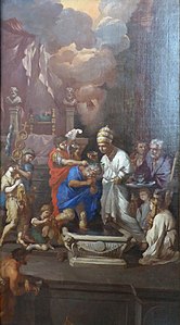 Baptism of Constantine (1653), (Commissioned for Marseille Cathedreal, now in Museum of Fine Arts, Marseille)
