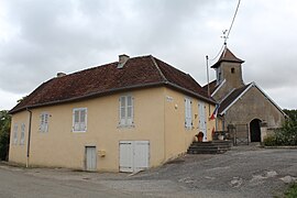 The town hall in Abergement-le-Grand