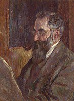 James Bolivar Manson, Lucien Pissarro Reading c. 1913