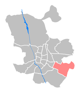Location of Vicálvaro