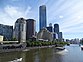 Melbourne, Blick auf die City, im Vordergrund der Yarra River