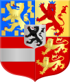 Arms of the Louis of Nassau, Lord of De Lek and Beverweerd, natural son of Maurice of Nassau, Prince of Orange, and his descendants the lords of den Lek and the earls of Grantham in England[55]