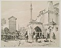 Southern side of Hagia Sophia, looking east, by John Frederick Lewis, 1838