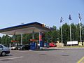 Norwegische Statoil-Tankstelle in Polen