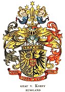 Wappen der Grafen von Korff Russland im Wappenbuch des Westfälischen Adels