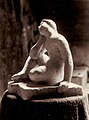 Woman sitting (plaster model, 1953).