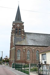 The church in Dommartin
