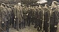 Secretary of State for the Colonies Oliver Stanley inspects a BVRC honour guard at the Prospect Camp on 30th December, 1944.[17]