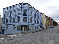 Building at the Kirkegata street