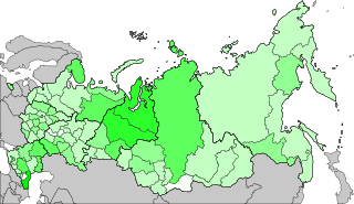 Distribution of Azerbaijanis, 2010
