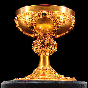 The chalice of Saint Remigius, used at French coronations (12th and 19th c.)