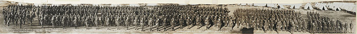 Canadian Expeditionary Force, 146th O.S. Battalion, Camp Valcartier, Sept. 5, 1917. Lt.-Col. C.A. Low, OC No. 597 (HS85-10-32562)