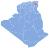 Map of wilaya d`Oum El Bouaghi