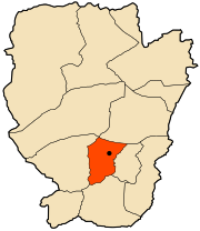 Location of Aïn Séfra within Naâma Province