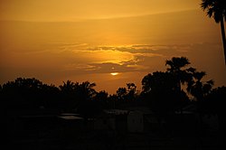 Sunset in Siripuram