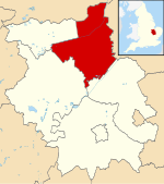 Fenland shown within Cambridgeshire