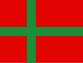 Unofficial flag of Bornholm (1970s)