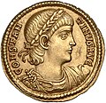 Coin of Constantine II as augustus.