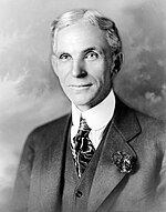 Photographic portrait of Henry Ford