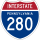 Interstate 280 marker