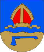 Köyliö Coat of Arms, featuring elements from the Lalli legend.