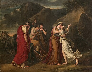 Psyche Bidding Farewell to Her Family, 1791 (Fine Arts Museums of San Francisco)